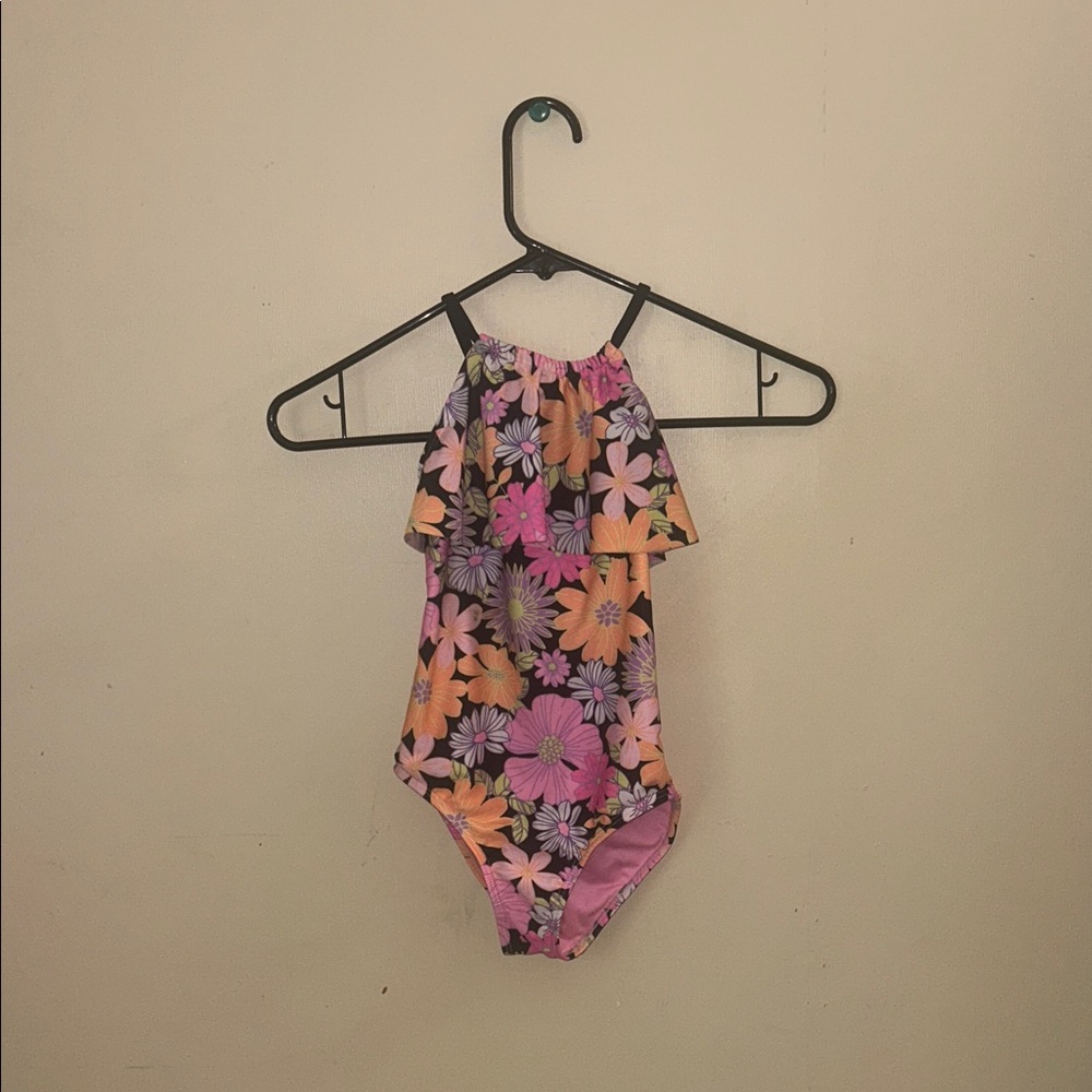 Wonder Nation Kids Floral One Piece Swimsuit
